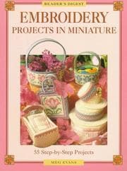 Tapa de Embroidery projects in miniature