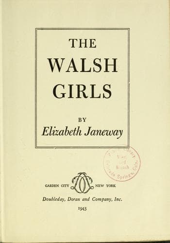 Tapa de The Walsh girls
