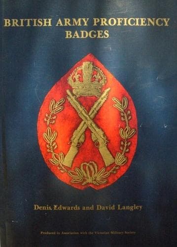 Tapa de British Army proficiency badges