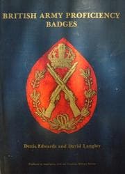 Tapa de British Army proficiency badges