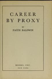 Tapa de Career by proxy