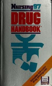 Tapa de Nursing97 drug handbook