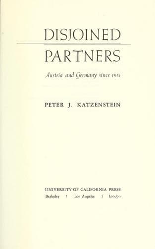 Tapa de Disjoined partners