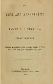 Tapa de The life and adventures of James F. O'Connell