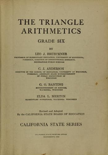 Tapa de The triangle arithmetics