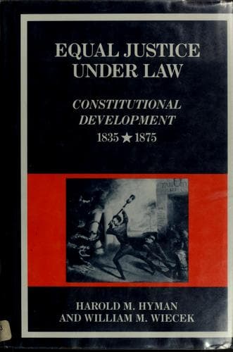 Tapa de Equal justice under law