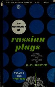 Tapa de An anthology of Russian plays