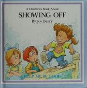 Tapa de A book about showing off
