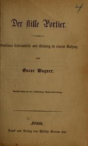 Tapa de Der stille Portier