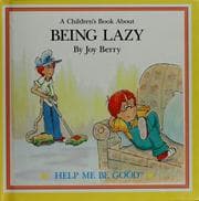 Tapa de A children's book about being lazy