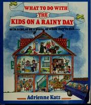 Tapa de What to Do With the Kids on a Rainy Day--