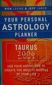 Tapa de Your Personal Astrology Planner 2007