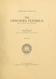 Tapa de The Crinoidea flexibilia (with an atlas of A.B.C. and 76 plates)