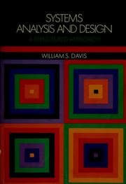 Tapa de Systems analysis and design
