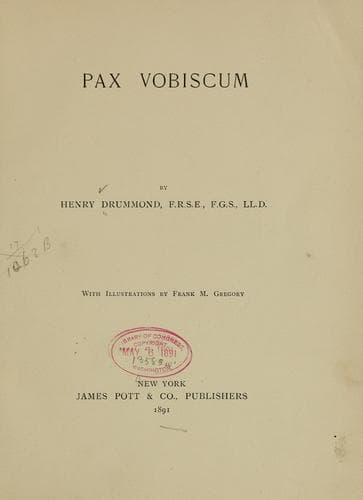 Tapa de Pax vobiscum