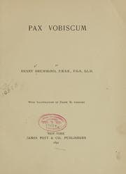 Tapa de Pax vobiscum