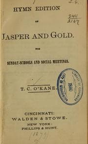 Tapa de Hymn edition of jasper and gold...