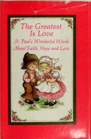 Tapa de The greatest is love