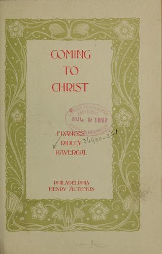 Tapa de Coming to Christ