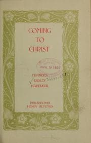 Tapa de Coming to Christ
