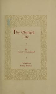 Tapa de The changed life