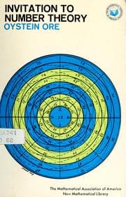 Tapa de Invitation to number theory