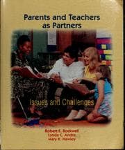 Tapa de Parents and teachers as partners : issues and challenges