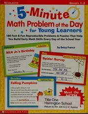 Tapa de 5-minute math problem of the day for young learners