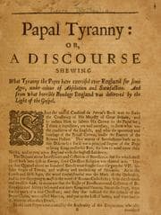 Tapa de The papal tyranny as it was exercised over England for some ages