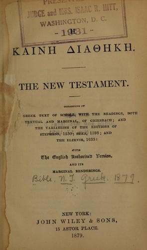 Tapa de The New Testament