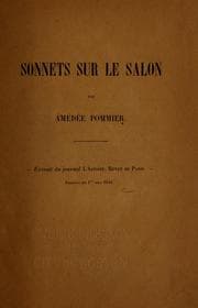 Tapa de Sonnets sur le Salon
