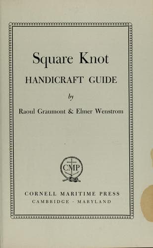 Tapa de Square-Knot Handi-Craft Guide