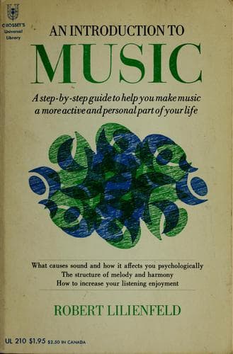 Tapa de An introduction to music