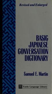 Tapa de Basic Japanese conversation dictionary