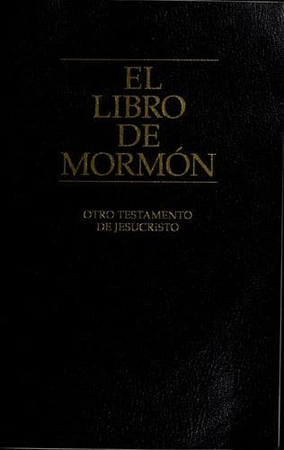 Tapa de El libro de mormón