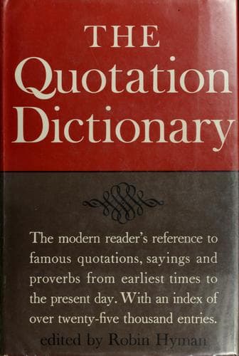 Tapa de The quotation dictionary