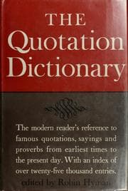 Tapa de The quotation dictionary