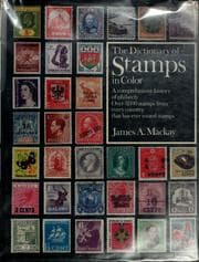 Tapa de The dictionary of stamps in color