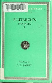Tapa de Plutarch's Moralia in sixteen volumes