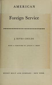 Tapa de American foreign service