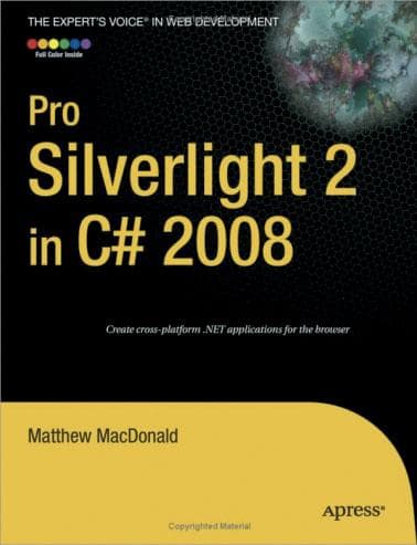 Tapa de Pro Silverlight 2 in C# 2.0