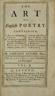 Tapa de The art of English poetry