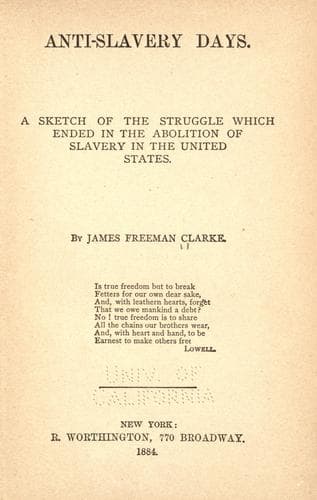 Tapa de Anti-slavery days