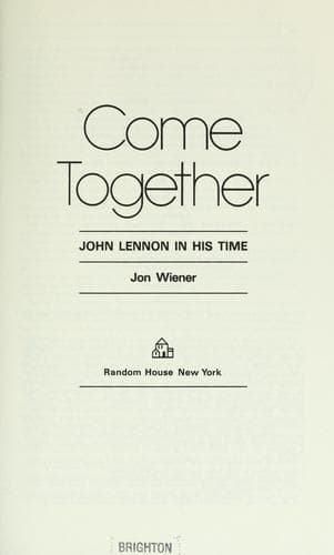 Tapa de Come together