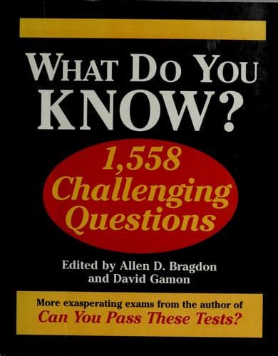 Tapa de What do you know?