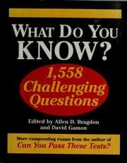 Tapa de What do you know?