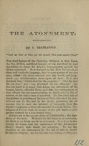 Tapa de The Atonement