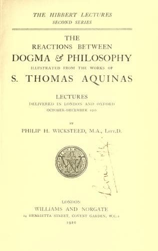 Tapa de The reactions between dogma & philosophy