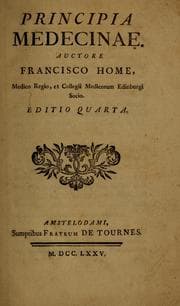 Tapa de Principia medicinae