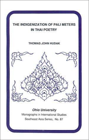 Tapa de The indigenization of Pali meters in Thai poetry